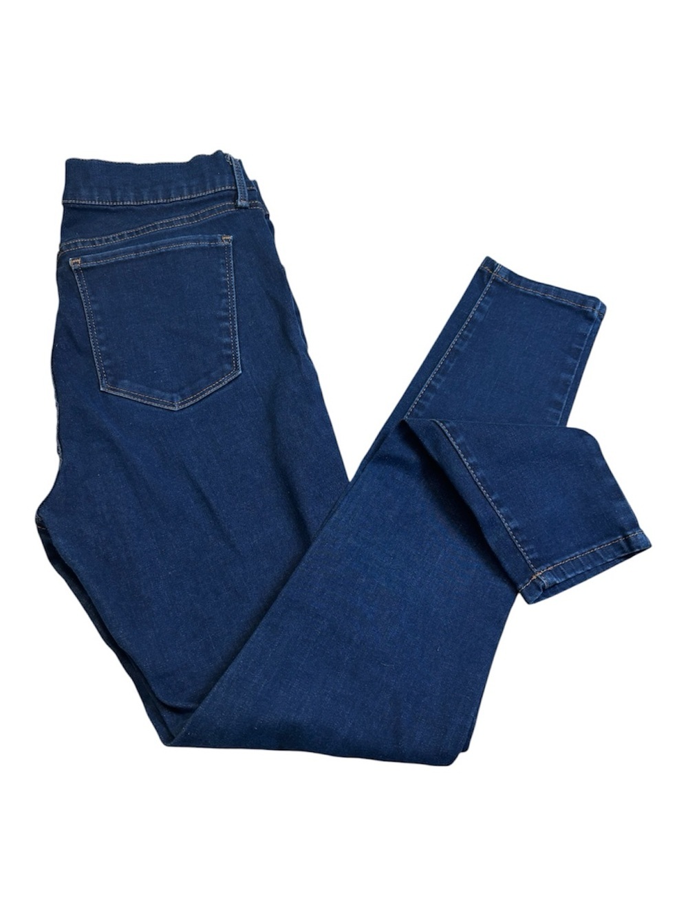 Mott & Bow High Rise Skinny Jeans Womens 30x28 Dark Wash Blue Stretch EUC